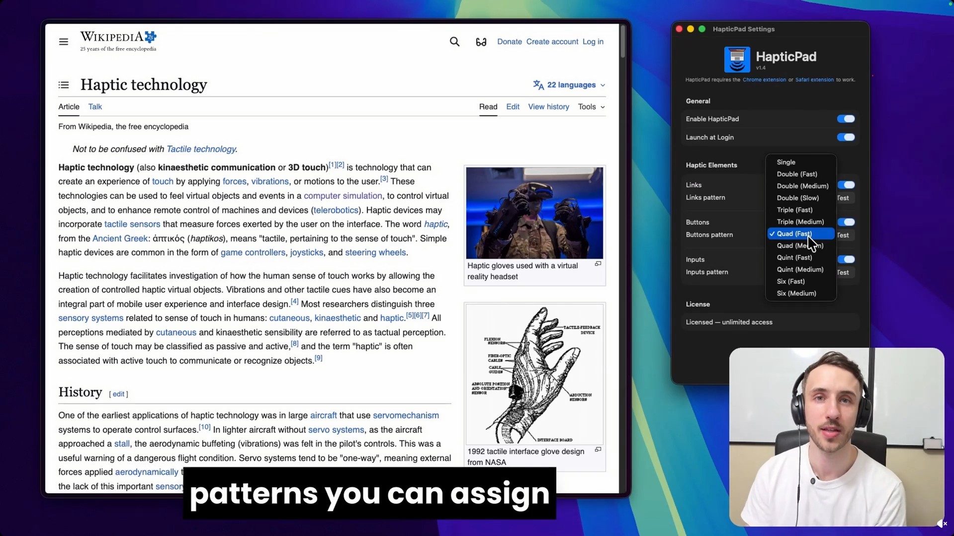 HapticPad for Mac