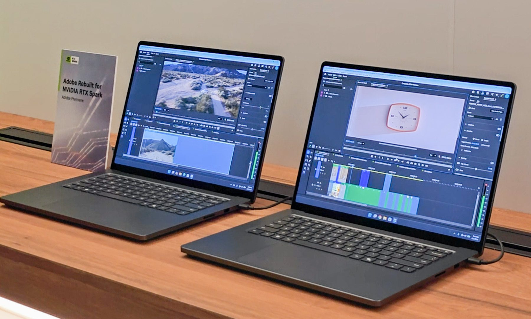 NVIDIA RTX Spark Demo Adobe Premiere Pro Fast Cuts and Editing