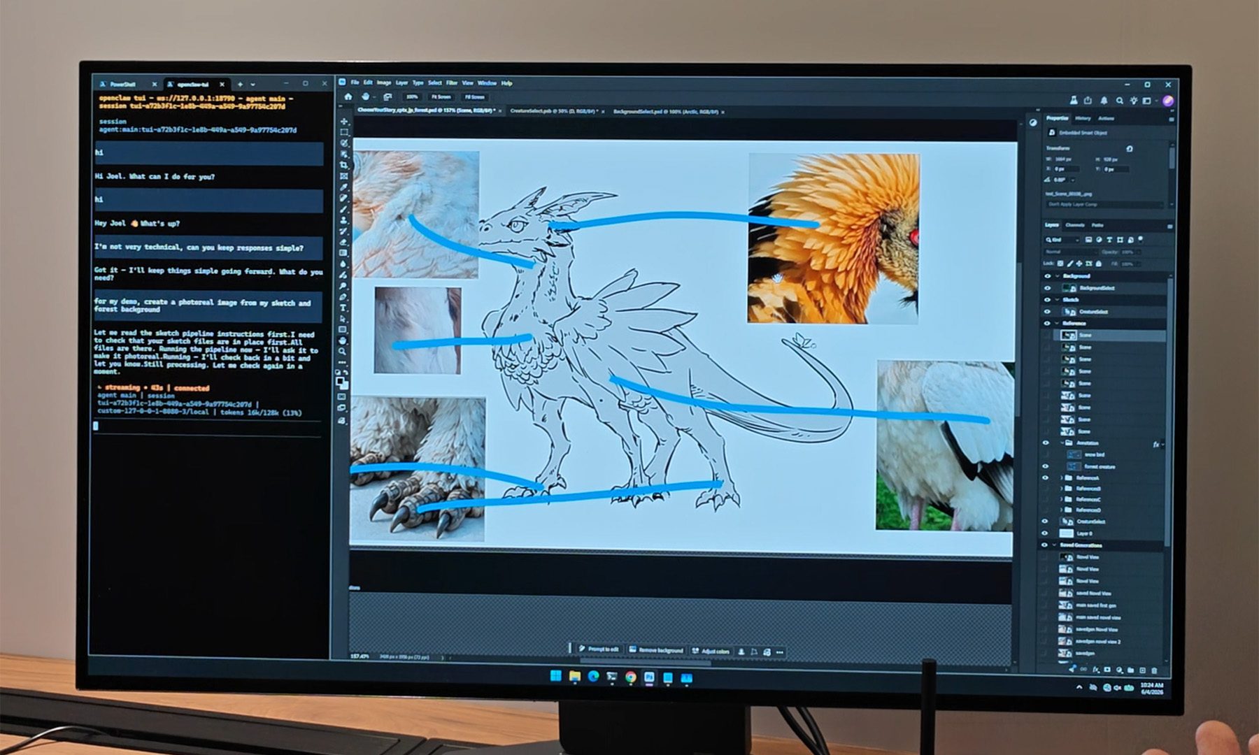 NVIDIA RTX Spark for Creators Image Generation First Command Demo Computex 2026
