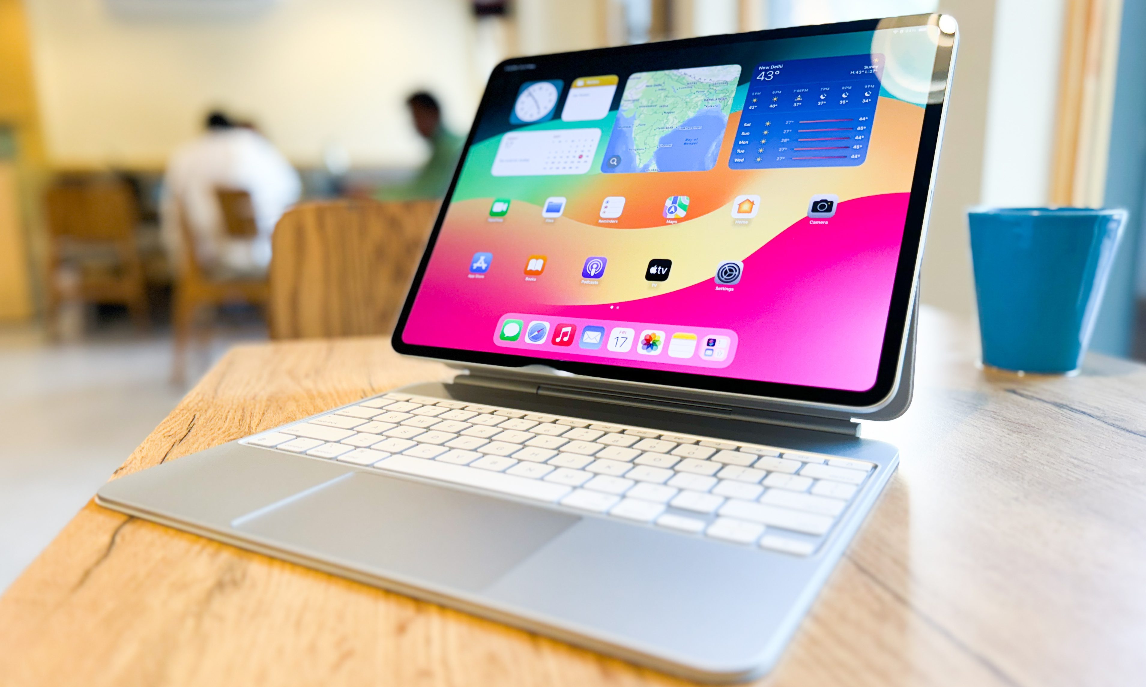 M4 iPad Pro with Magic Keyboard.