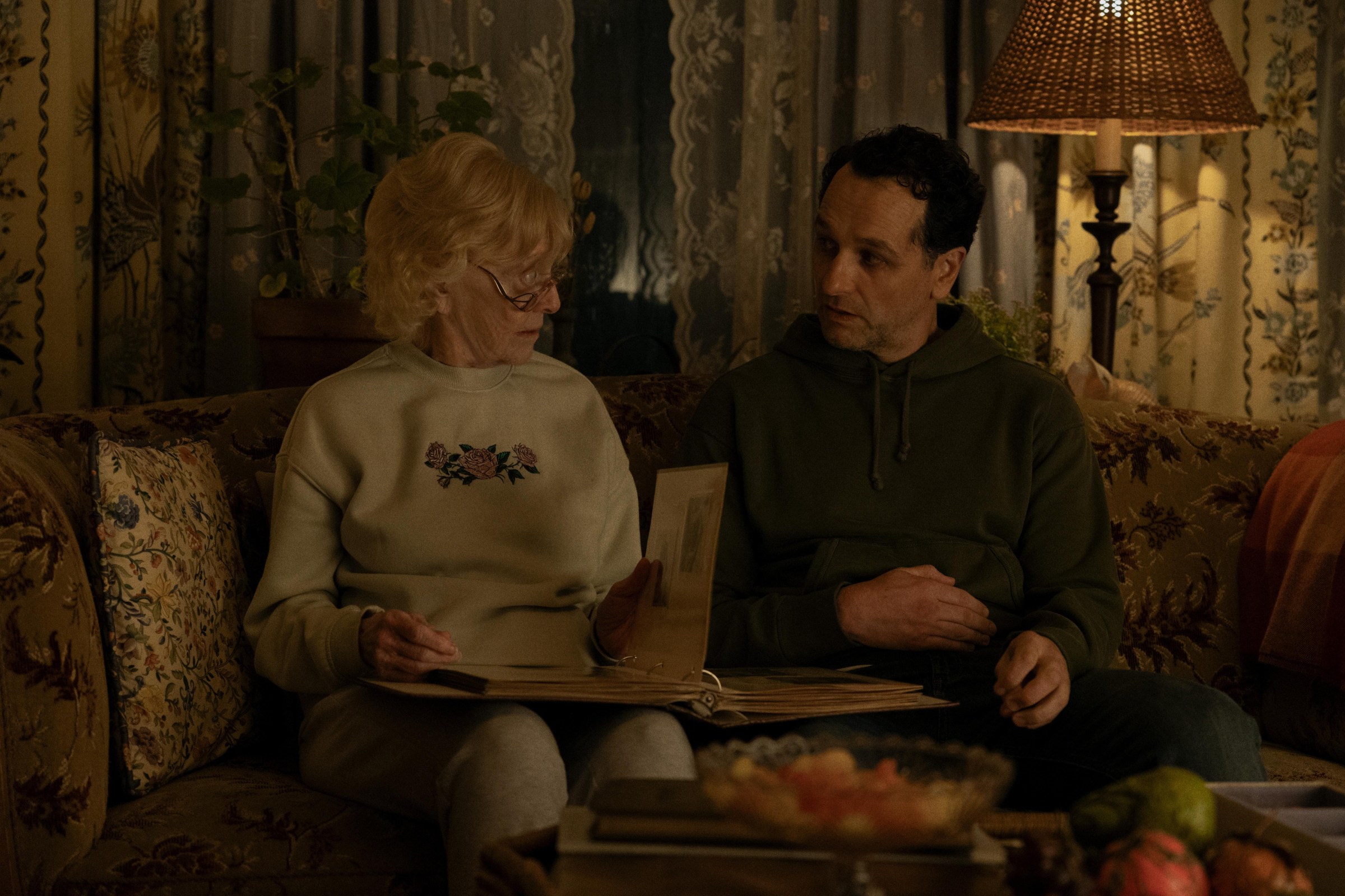 A still image from the Apple TV series Widow’s Bay.