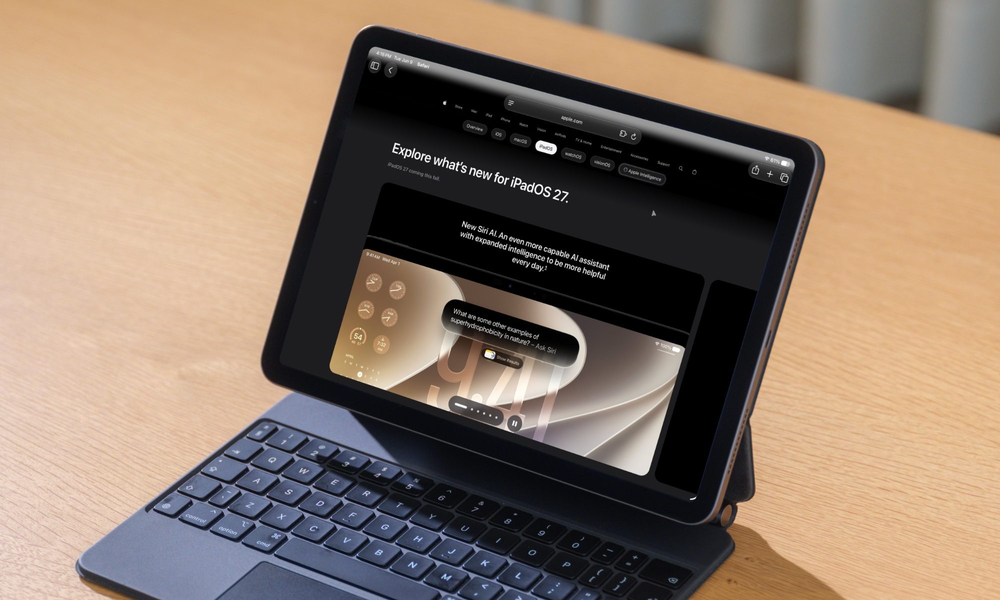 iPadOS 27 on iPad