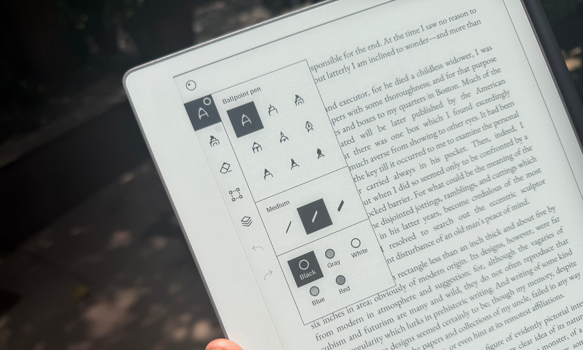 reMarkable Paper Pure digital note-taker device.