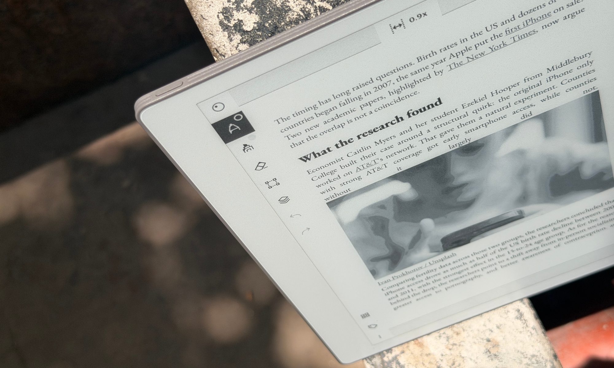 reMarkable Paper Pure digital note-taker device.