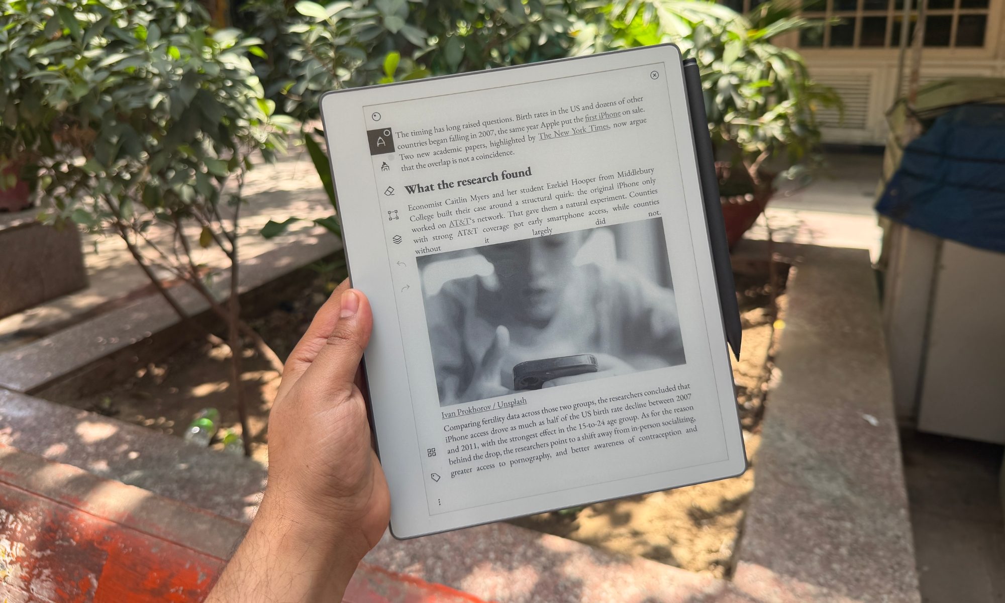 reMarkable Paper Pure digital note-taker device.