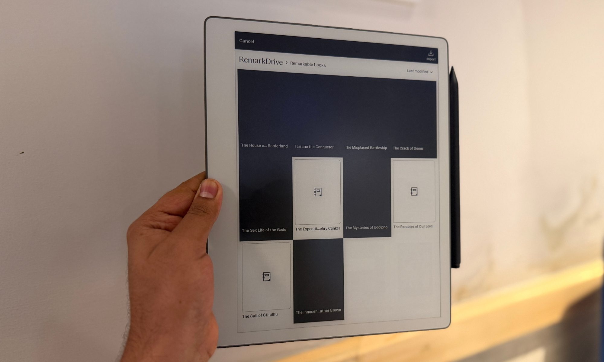 reMarkable Paper Pure digital note-taker device.