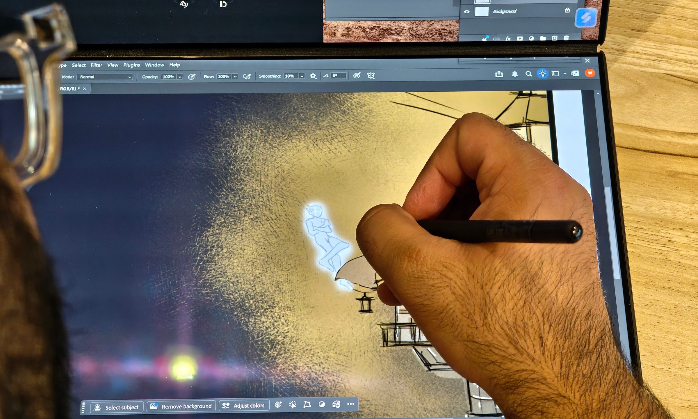 ASUS Zenbook Duo being used with the ASUS Pen 2.0