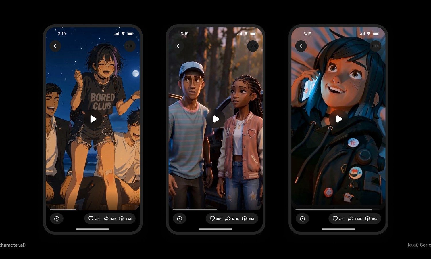 Character.AI now lets you talk to the cast of AI Microdramas