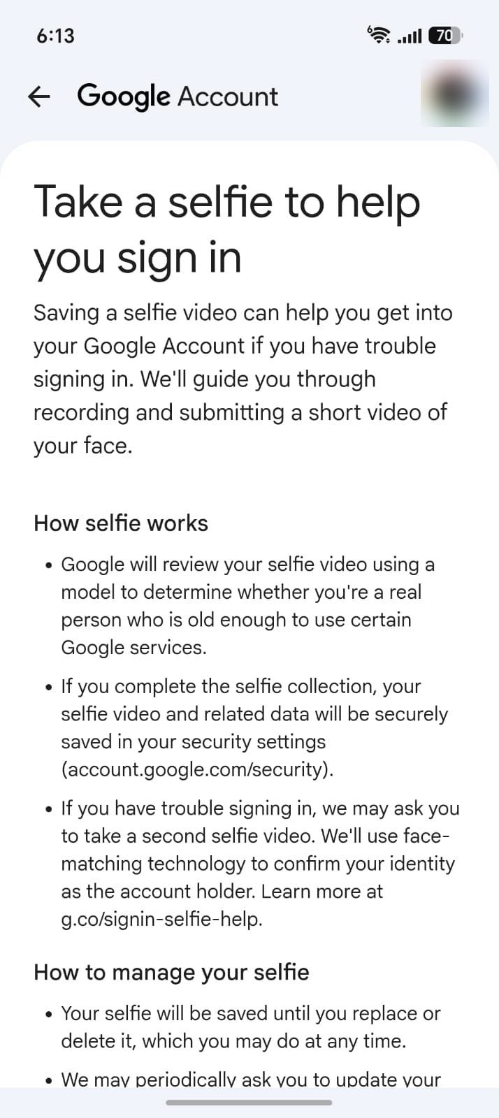 Google selfie video setup tutorial