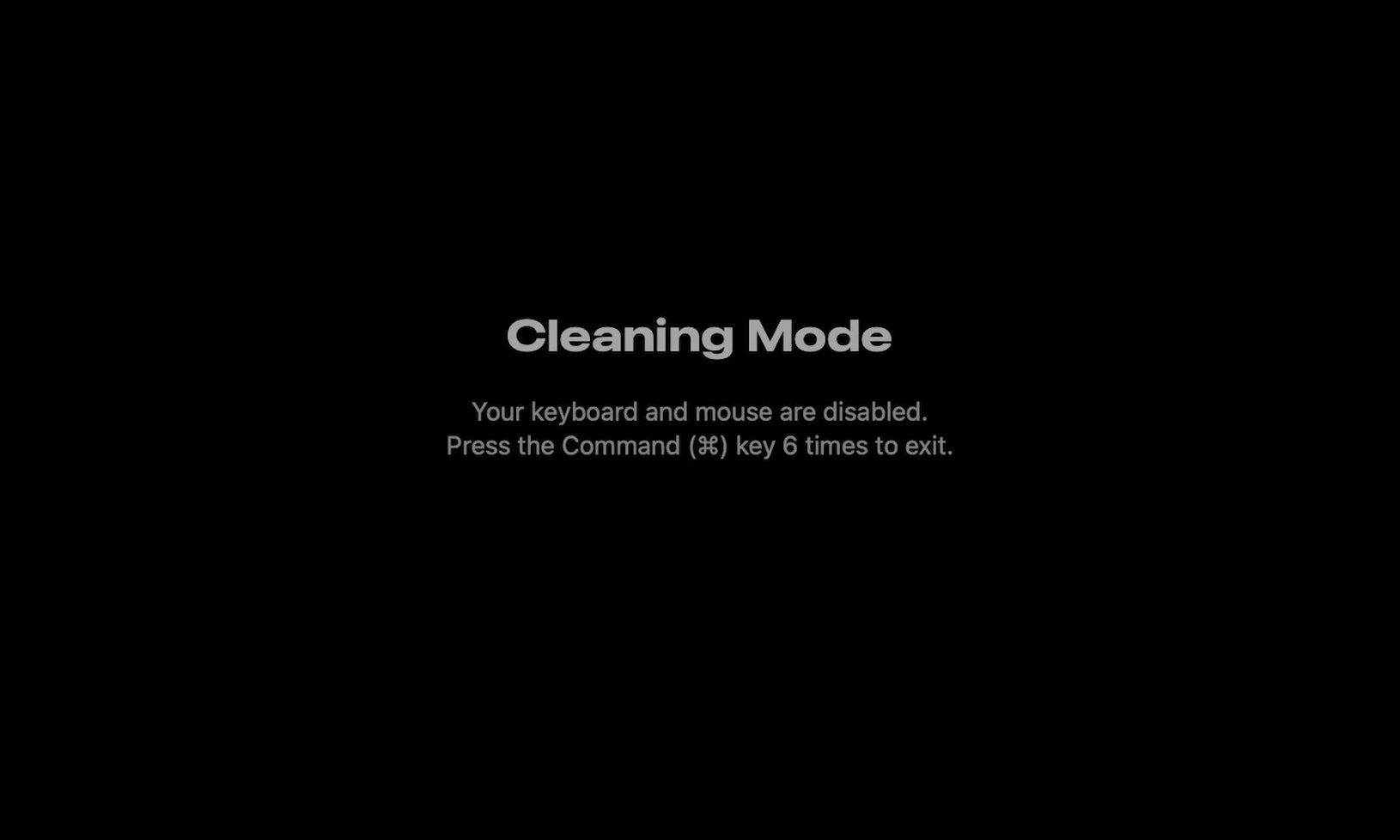 Supercharge cleaning mode