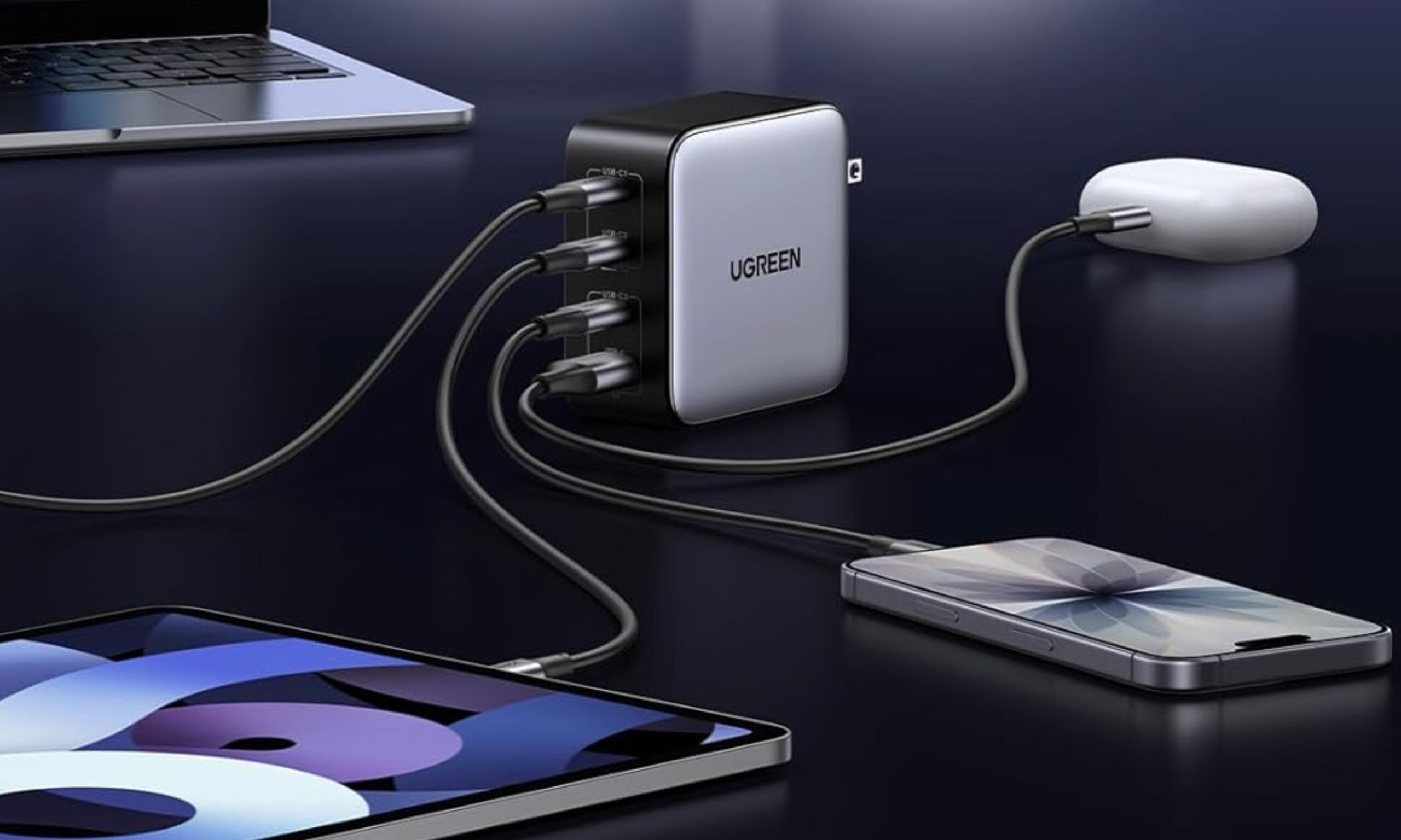 UGREEN GaN multi-port charger.