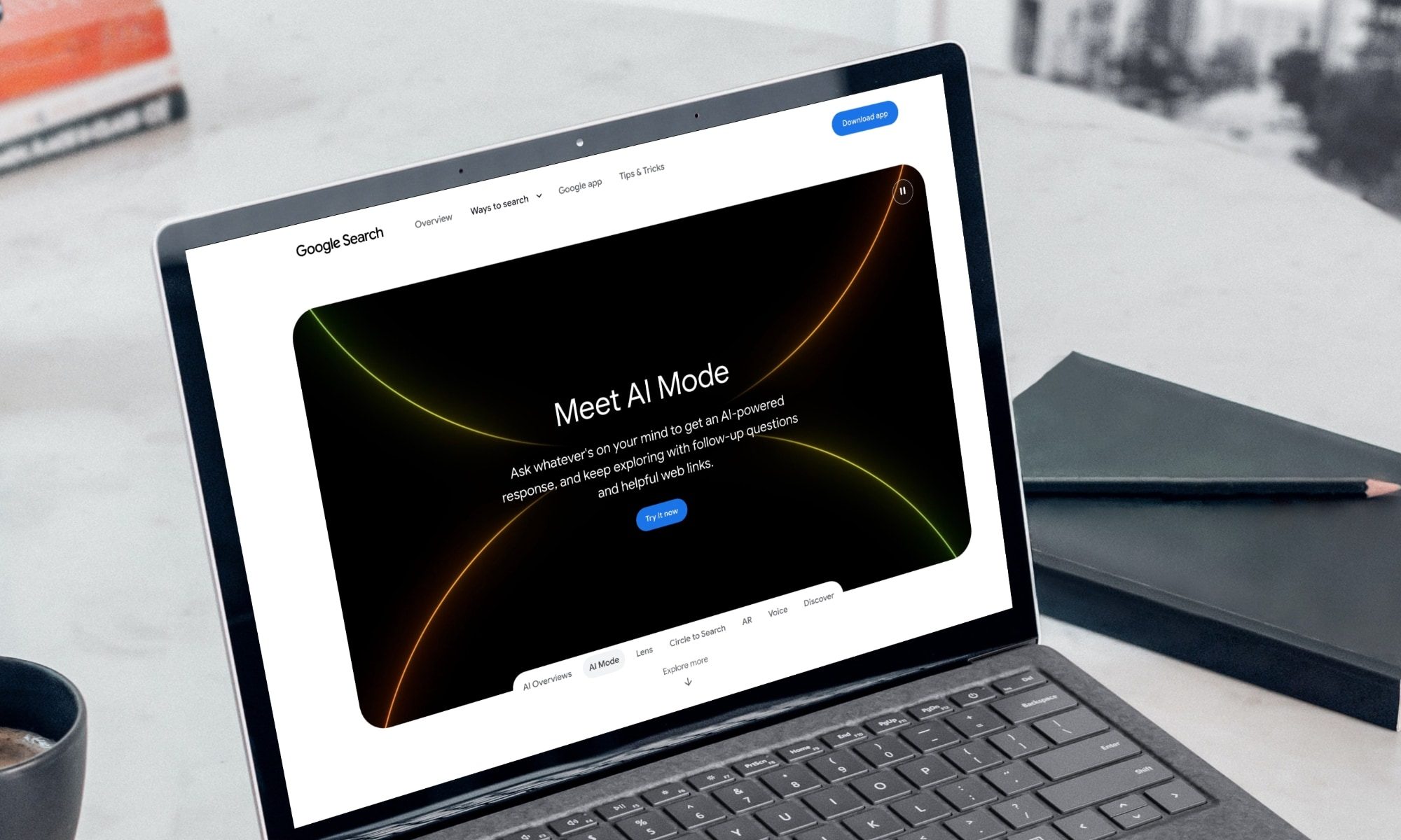 AI mode in Google Search