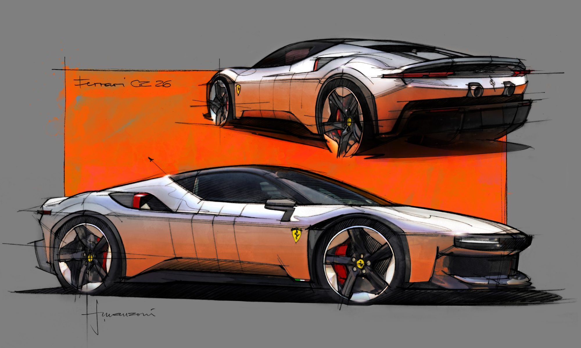 Ferrari CZ26 sketch