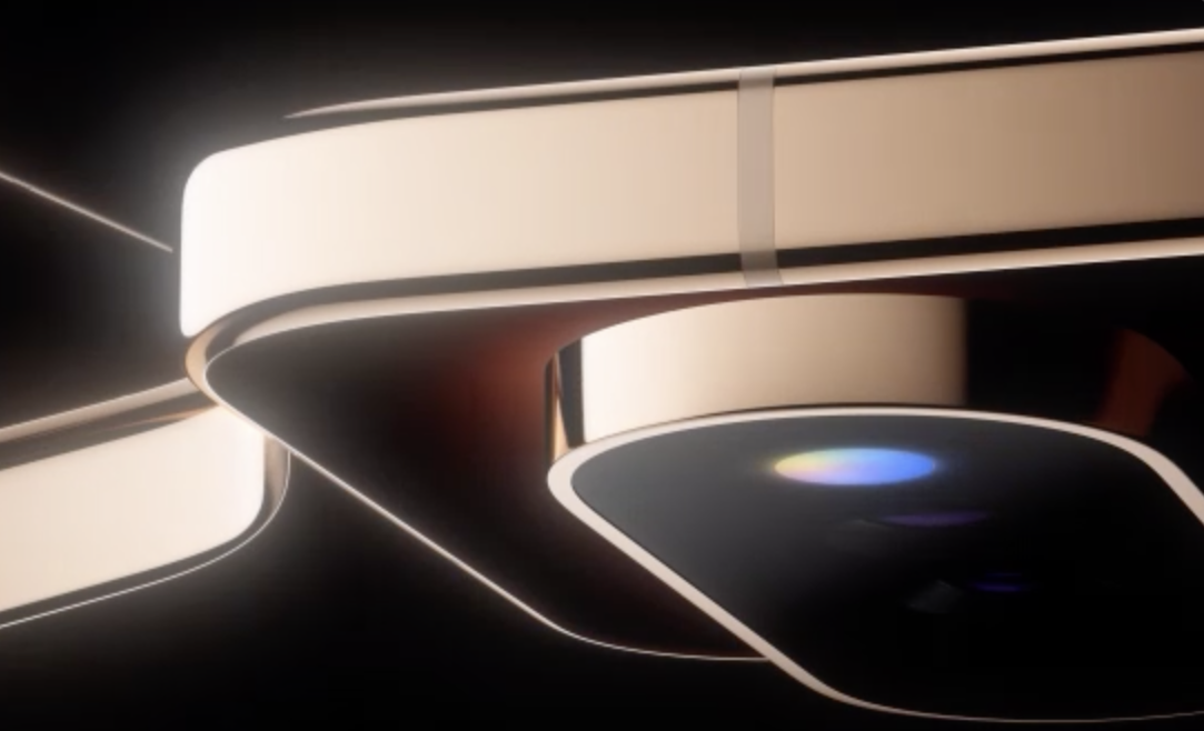 A screenshot of the glowing orb on the camera bar of Google’s Pixel 11.