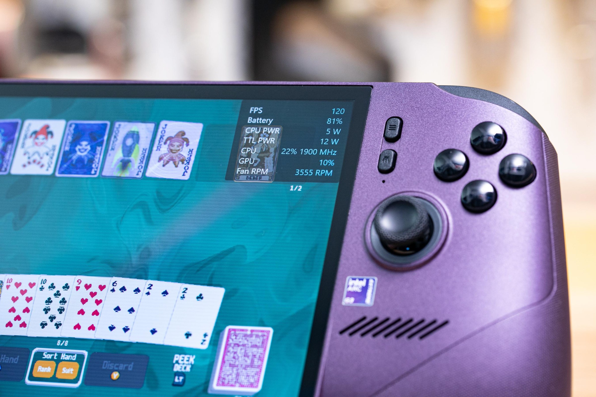 Friends don’t let friends run lightweight games at 120Hz. At 48Hz, you can play this same game five hours longer on a charge.