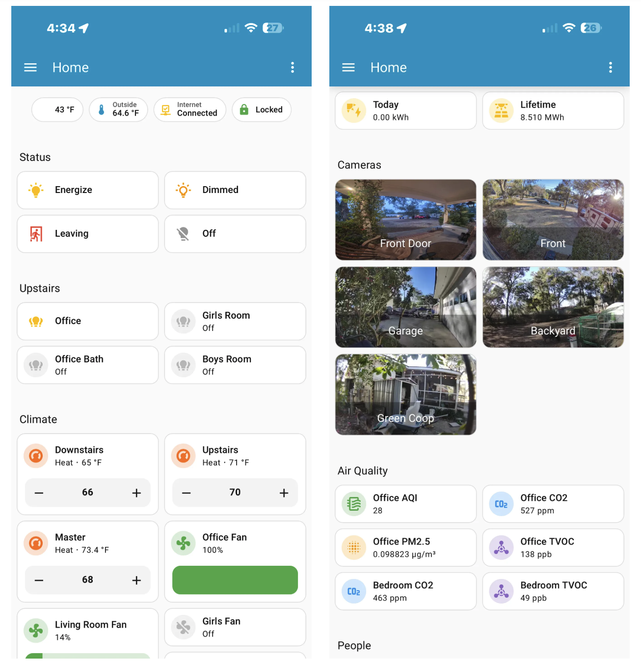 Claude created this dashboard for me in Home Assistant using MCP. With Google Home MCP enabled, it should be able to do something similar for my Google Home.